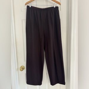Eileen Fisher Brown Wool Pants - size L